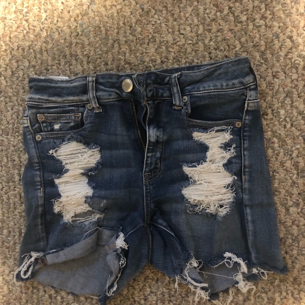 American eagle jean shorts